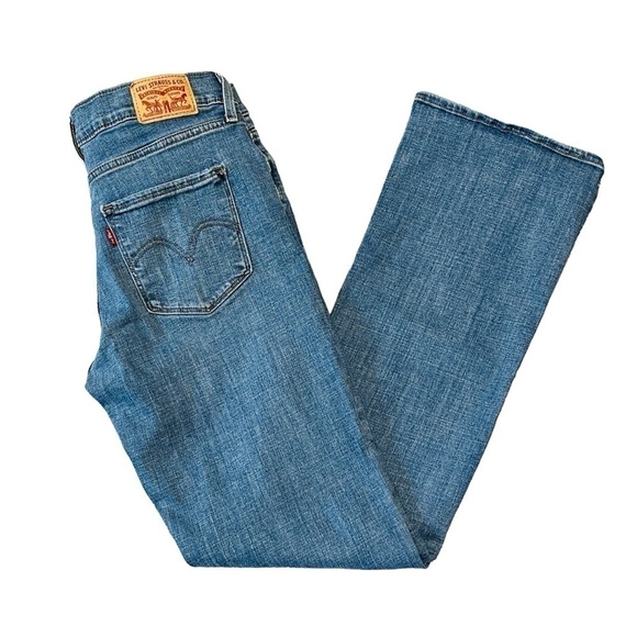 Levi Classic Bootcut Jeans. Blue Size 6 #1065 - Picture 6 of 6